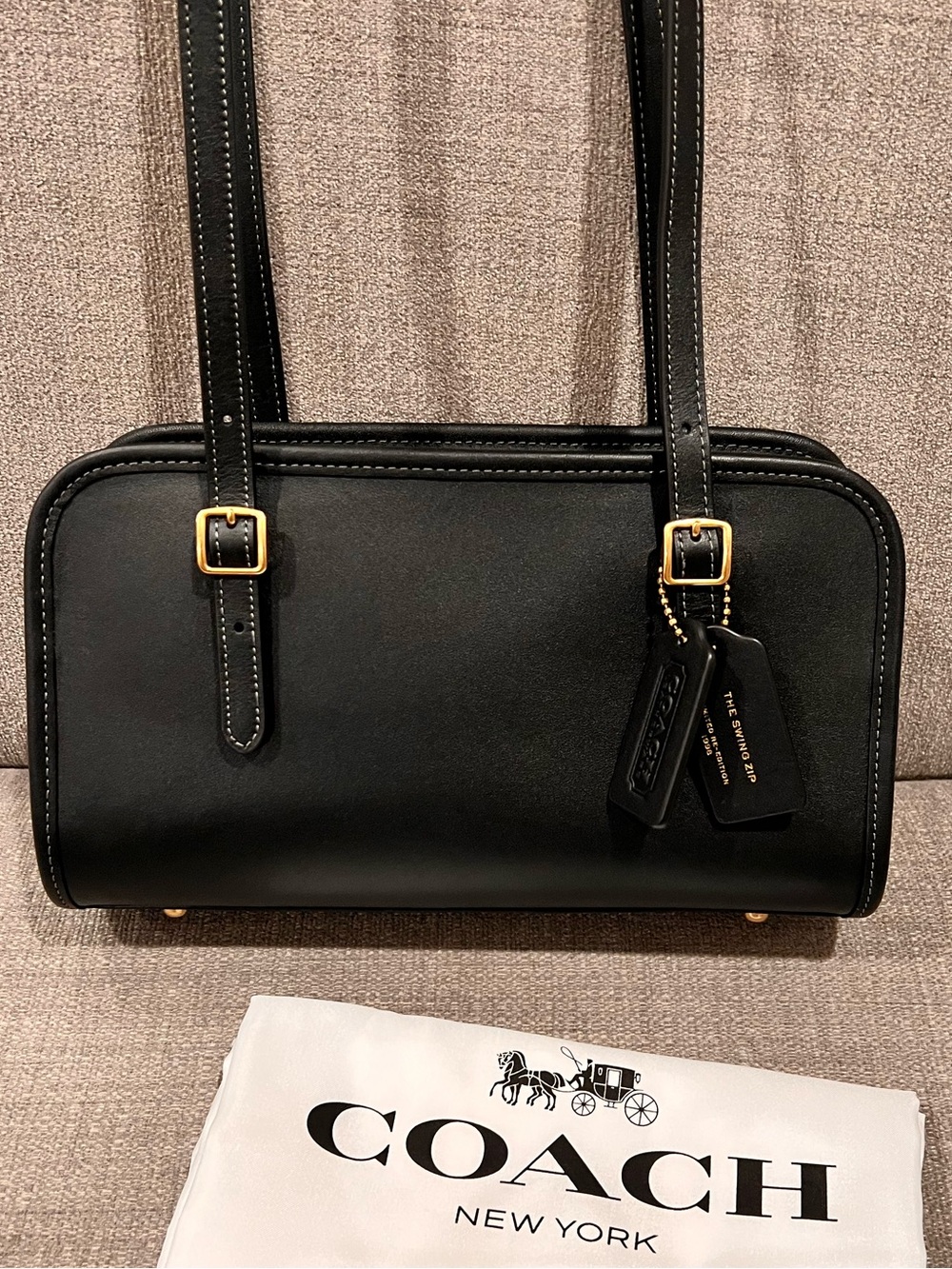 COACH Swing Zip Shoulder Bag - Picture 2 of 11